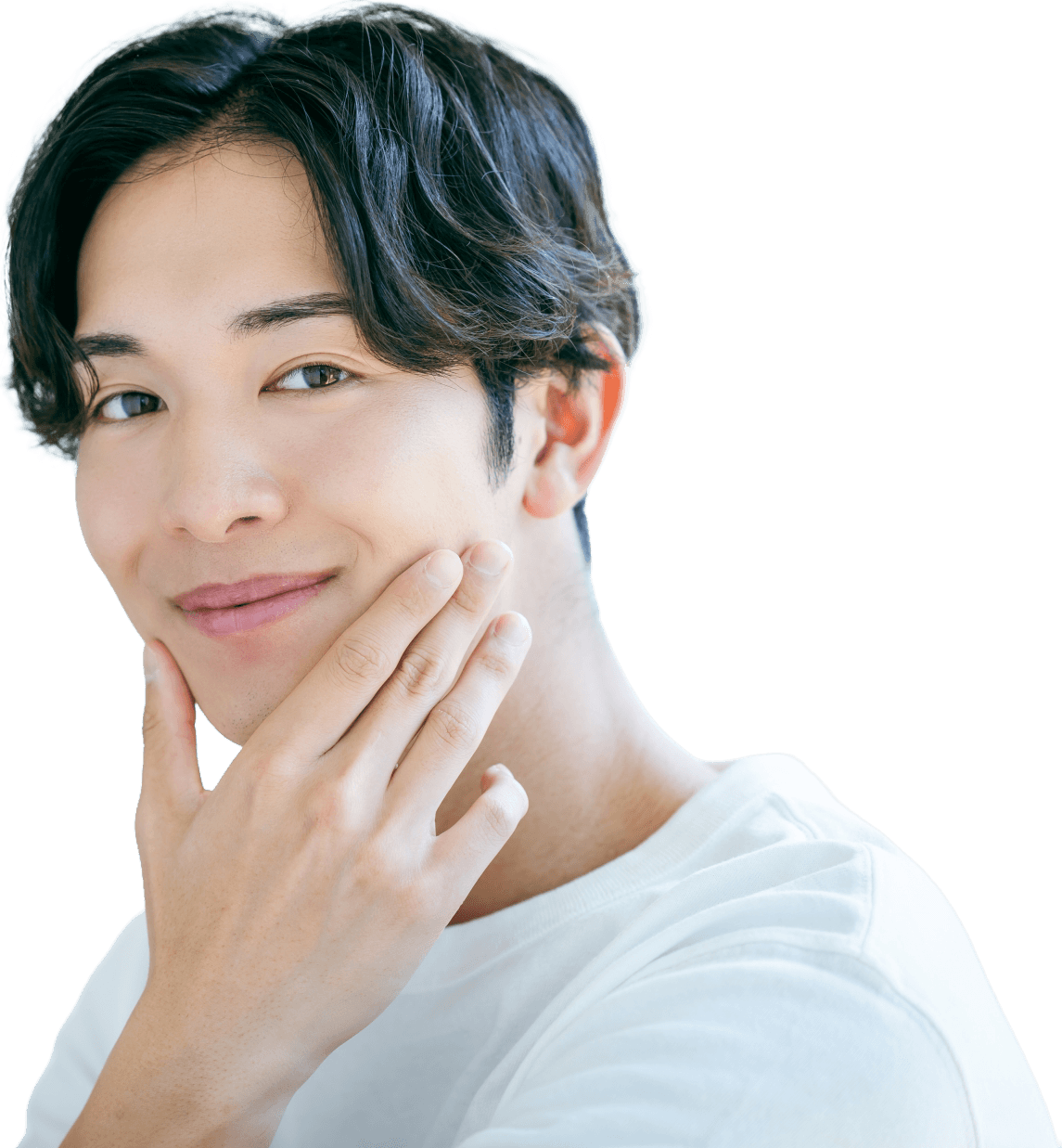 脱毛してスッキリ、かっこいい男性
