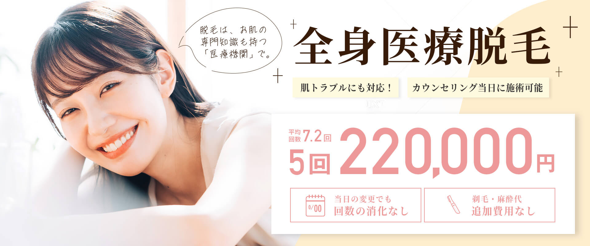 全身医療脱毛